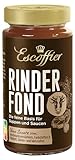 Escoffier - Rinderfond , Ideale Basis für Suppen und Saucen , Ohne Geschmacksverstärker, Farbstoffe oder Palmfett , Gluten und laktosefrei , 1 x 400 ml