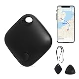 AURTEC Smart GPS Tracker für Haustiere, Fahrzeuge, Schlüssel und Gepäck, kompatibel mit Apple Find My App (nur iOS), Echtzeit-globale Standortverfolgung, Lange Akkulaufzeit, Geo-Fencing, 1 Stück
