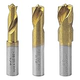 gQsskli Punktschweißbohrer Set, Enthält 6,5 mm/8 mm/10 mm Bohrerset, Mit Scharfen Kanten, Schweißpunktbohrer, Zum Entfernen Von Schweißnähten In Blechschweißverbindungen (3)