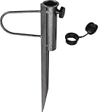 Bodenhülse Metall Erdspieß Schirmständer Sonnenschirmständer Sonnenschirmhalter Rasendorn