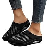 Freizeitschuhe damen Sneaker Frühling Trekkingschuhe Slip-On Sneaker Sport Freizeitschuhe Low-Top Arbeitsschuhe Weiche Sommerschuhe Walking Atmungsaktive Joggingschuhe Sneaker Für Jogging Running