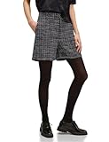 STREET ONE Damen A377031 Boucle Bermuda, Black, 36