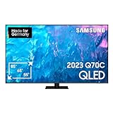 Samsung QLED 4K Q70C 75 Zoll Fernseher (GQ75Q70CATXZG, Deutsches Modell), Quantum Prozessor 4K, Motion Xcelerator Turbo+, Quantum HDR, Smart TV [2023]