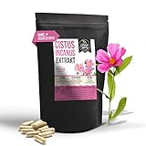 Cistus Incanus Extrakt | 40% Polyphenole | 120 Kapseln 400mg | Zistrose ohne Zusatzstoffe | hochdosiert vegan in Deutschland hergestellt (Kapseln 120)