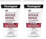 Neutrogena Intense Repair CICA Handcreme, unparfümierte Handcreme für sehr trockene Hände mit 45% Glycerin & Centella Asiatica, pflegende Feuchtigkeitscreme für extrem trockene, juckende Hände (50 ml)