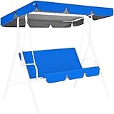 Verstellbarer Gartenschaukelstuhl mit abnehmbarem Kissen, Outdoor-Terrasse und Pool-Schaukelbank für Entspannung und Komfort, perfekt für Garten oder Garten