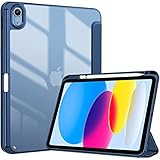 ProCase Hülle für iPad (A16) 11' Generation 2025 / iPad 10 Generation 10,9' 2022 Schutzhülle mit Stifthalter Stoßfeste Smart Case Cover Auto Schlafen/Wachen -Navy