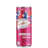 NEXBA - Gemischte Beeren-Kombucha-Dosen, schlanke Dosen, 12 x 330 ml