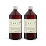 Wasserstoffperoxid 3% 2000ml in hoher Reinheit - Lebensmittelqualität - H2O2 / Hydrogen Peroxide in Deutschland hergestellt & abgefüllt - Wasserstoffperoxid 3 Prozent / H2o2 3%