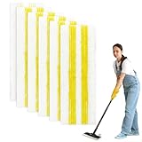 6 Stück Wischmopp Ersatzbezug für Kärcher Dampfreiniger Easyfix Set, Mikrofaser Mop für Kärcher Dampfreiniger EasyFix SC 1, SC 2, SC 3, SC 4, SC 5 Bodendüse Zubehör, für Alle Bodenarten