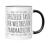 CupHaven® Pharmazie Tasse Weltbeste Pharmazeutin Pharmazeut Kaffeetasse Kaffeebecher Becher Geschenk Geschenkidee