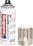 edding 5200 Permanent-Spray - champagner gold matt - 200 ml - Acryllack zum Lackieren und Dekorieren von fast allen Materialien z.B. Glas, Metall, Holz, Keramik, lackierb. Kunststoff - Sprühfarbe