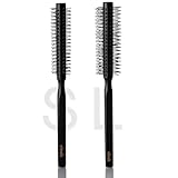 vinsk® Bartbürste S | Rundbrüste für Bart und Haare | Haarbürste klein rund mit 152 Borsten | ideale [Bartstyling] Bürste für Herren Männer | Styling Bart Bürste mit edlem Holz ansehen