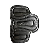 WSQHAO Reiten Sattel Pad Künstliche Leder Schock Weiche REIT Sitz Lange Kissen Für Den Pferderücken