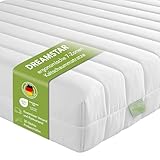 DREAMSTAR Easy Flex | ergonomische 7-Zonen Kaltschaummatratze | Öko-Tex Zertifiziert | Härtegrad 2 und 3 (H2 & H3) | Rollmatratze 13 cm | Made in EU I 90 x 200 cm