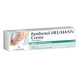 Panthenol HEUMANN Creme: Wund- und Heilsalbe zur Förderung der Wundheilung bei Verbrennungen, kleinen Wunden und trockener Haut, entzündungshemmende Salbe, 50 g