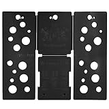 BoxLegend V5 Faltbrett Für Kleidung Tshirt Falzbrett Falthilfe für Wäsche Zusammenlegen Brett Hemd T-shirt für Erwachsene Wäschefalter T Shirt Falter Schwarz