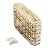 GZWY KnöDelbox Aufbewahrungsbox, 5 Lagig Knödel Aufbewahrungsbox, Frischhaltedosen Dumpling Organizer Transparent Frischhaltebox für Küche und Kühlschrank, Küchenzubehör Organizer (6 Lagig)