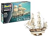 Revell 5458 Modellbau H.M.S. Beagle I Bausatz I Maßstab 1:96 I 178 Teile I Bastelset ab 13 Jahren I Detailgetreues Modell I Segelschiff I Authentische Nachbildung