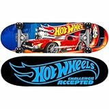 HOT Wheels Skateboard 71cm ABEC5, Blue Yellow RED