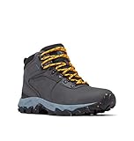 Columbia Newton Ridge WP Omni-Heat II wasserdichte Wanderstiefel für Herren, Grau (Dark Grey x Raw Honey), 46 EU