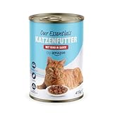 by Amazon Katzen Nassfutter Häppchen mit Rind in Sauce, 415g, 1er-Pack