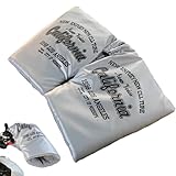 Motorrad-Lenkergriffe, Winter-Motorradhandschuhe | Wasserdichter Handwärmer für Schneemobil-Lenker | reflektierende Lenkerabdeckung für Scooter, Handschutz für Motorrad und Roller