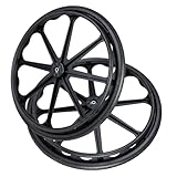 22x1 3/8, Rollstuhl-Ersatzräder 22 Zoll, Zubehör für Rollstuhl-Hinterräder, rutschfeste Vollreifen, Verstärkte Nylonnabe, Lager: 12 mm, für Handbuch