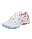 PUMA Unisex Solarcourt Rct Tennisschuh, Puma White Puma Black Team Light Blue, 44.5 EU