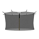 Baunsal® Trampolin Sicherheitsnetz Ø 305 cm (JS-IN) für 8 Netzstange Netzhöhe 180 cm Ersatzteile Trampolin Netz Trampolin Schutznetz Sicherheitsnetz Kinder Trampolin Ersatznetz Trampolin Outdoor