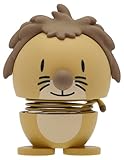 Hoptimist Soft Löwe, Wackelfigur Skandinavisch, Wohnzimmer & Schreibtisch Deko, Büro Gadget, Tolle Kleine Geschenke, 4,5 x 5,8 x 7,6 cm, Small, Orange