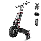 Lohang 6000W Elektro Scooter für Erwachsene E Scooter E Roller Klappbar Doppelmotor Doppelaufhängung 12 Zoll Motorroller für Pendler 60V 38Ah Lithiumbatterie 200kg Last