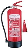 Brandengel® Feuerlöscher 12kg ABC Pulver mit Manometer EN 3, Wandhalter, Messingarmatur Sicherheitsventil, Kunststoffstandfuß, Pulverlöscher (Mit Prüfnachweis u. Jahresmarke) Gewerbe, Industrie, Büro