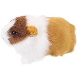 eurNhrN Stofftiere Teddybären Meerschweinchen Stofftiere 4,7x2,4x2,8 Zoll niedliche weiche Meerschweinchenspielzeug für Kinder Realistische Meerschweinchen Plüsch Tierspielzeug Kunstfell Hamster