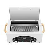 MINRS Heißluftsterilisator Hochtemperatur Sterilisator 300W 220℃ Trockene Hitze Sterilisator mit einstellbarem Timer für Nagelwerkzeuge Kosmetikwerkzeuge Fußpflege Schönheitssalon