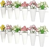 Blumenständer – Wandmontierter dekorativer Pflanzenhalter, Kunststoff, für drinnen und draußen, Blumentopfhalter für frische Blumenarrangements