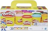 Play-Doh A7924EUC Super Farbenset (20er Pack), Knete für fantasievolles und kreatives Spielen