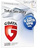 G DATA Total Security 2024 + VPN | 3 Geräte - 1 Jahr | Virenschutzprogramm mit VPN | Passwort Manager | PC, Mac, Android, iOS | zukünftige Updates inklusive | Aktivierungscode per Email