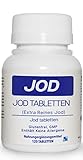 JOD TABLETTEN | 120 Hochdosierte Und Leicht Schluckbare Reine Jodtabletten | Jodzusatz Von 225 Mcg | Produziert In Italien