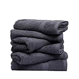 Ultra weiche & dicke Handtücher – 6er-Pack, 100% gekämmte Baumwolle, hohe Saugfähigkeit, große 40 x 70 cm Handtücher, schnelltrocknend, Premium-Hotel- & Spa-Qualität, ideal für Badezimmer