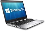 HP EliteBook 840 G3 Ultrabook (35,6 cm (14 Zoll), Full HD (1920 x 1080), Core i5-6300U, 8 GB DDR4, 256 GB, SSD WebCam WiFi Windows 10 Professional 64-Bit-Laptop-PC (erneuert)