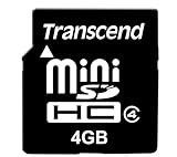 Transcend MiniSD 4GB SDHC Class4