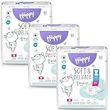 bella baby Happy Windeln Größe 1 Newborn 2-5kg 246 Stück, DERMATEST & OEKO TEX Siegel, Babywindeln Einweg