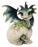 MystiCalls Babydrache im Ei grün - Drachenei, Drache, Baby