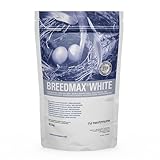 Breedmax White Vogelfutter-Ergänzung für Zuchtvögel – Fruchtbarkeits- & Eifutterzusatz für Papageien, Kanarienvögel, Finken, Wellensittiche – Eiweißreich, Vitamine, Aminosäuren – 500g