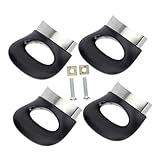 Holibanna 4Stücke Doppelloch Topfgriff Aus Topfohrersatz Für Induktionsgeeignete Töpfe Hitzebeständig Und Langlebig Für Verschiedene Kochutensilien