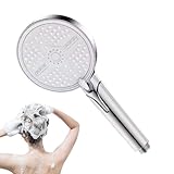 Hochdruck Duschkopf,Handheld Duschkopf Starker Druck | 5 Strahlarten Badezimmer Zubehör Für Haushalt Wohnung Hotel Wohnheim Waschen Baden Haustiere Reinigung Kinder Erwachsene