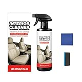 Auto Innenraum Reiniger Set - Premium Autoinnenreiniger & Geruchsneutralisierer - porentiefe Reinheit für Kunststoff, Polster, Leder & Armaturen - Cockpit Reiniger - Autopflege (A)