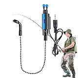 Angeln Bissanzeiger - Angeln Bissanzeiger mit Ton | Wasserdicht Empfindliche Rutenglocken, Praktisch mit Ton für Anfänger, Männer, Süßwasser