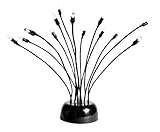 velda Teichbeleuchtung Unterwasser Licht Spots (13 LED Spots 91 Lumen Warmweiß) Teichlampen mit flexibler Ausrichtung für Sternenhimmeleffekt IPX8 Wasserdichte LED Spots 123600 Schwarz